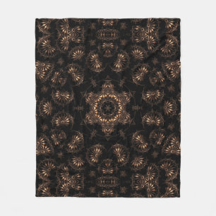 Bronze Age Mandala Fleece Blanket