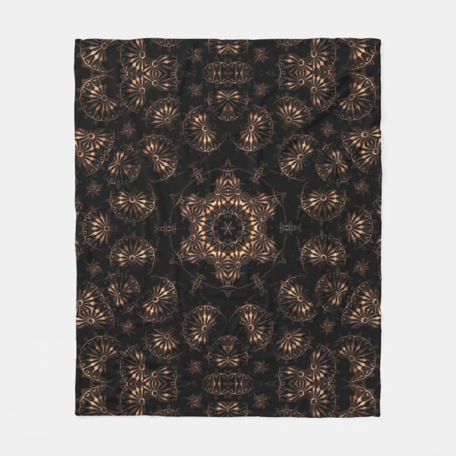 Bronze Age Mandala  Fleece Blanket (Front)
