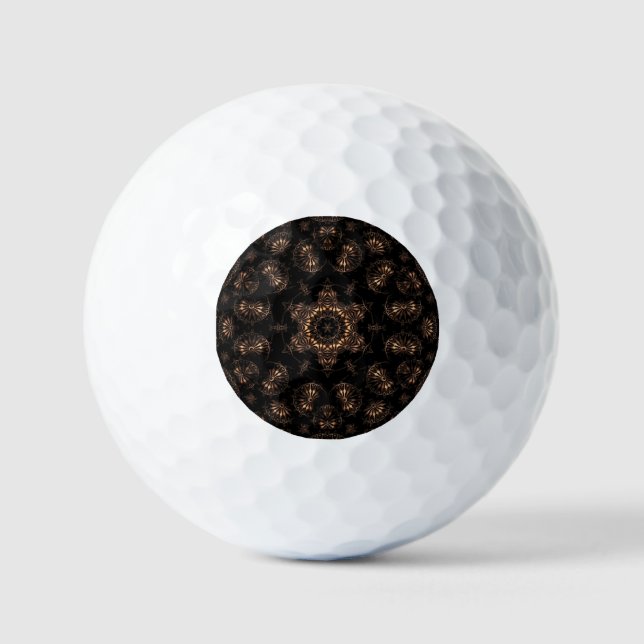 Bronze Age Mandala  Golf Balls (Front)