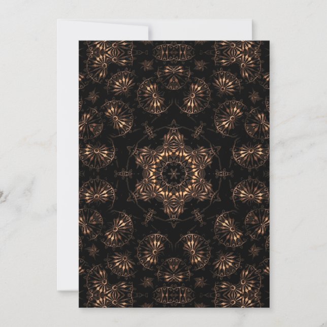 Bronze Age Mandala  Holiday Card (Front)