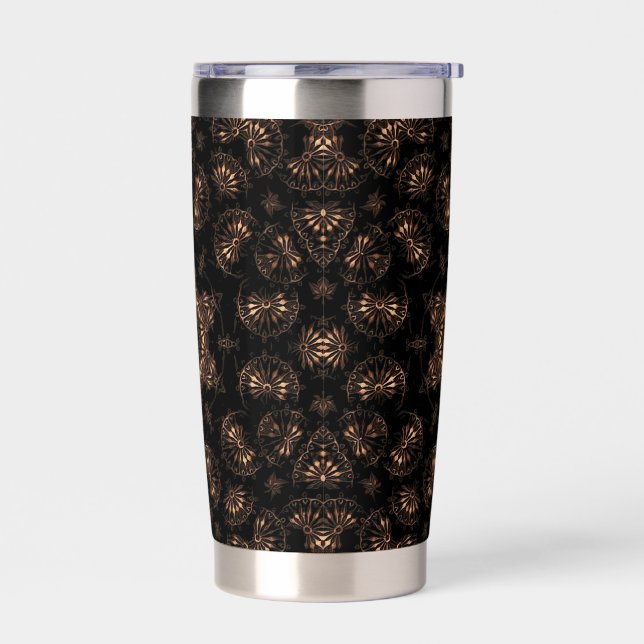 Bronze Age Mandala  Insulated Tumbler (Left)