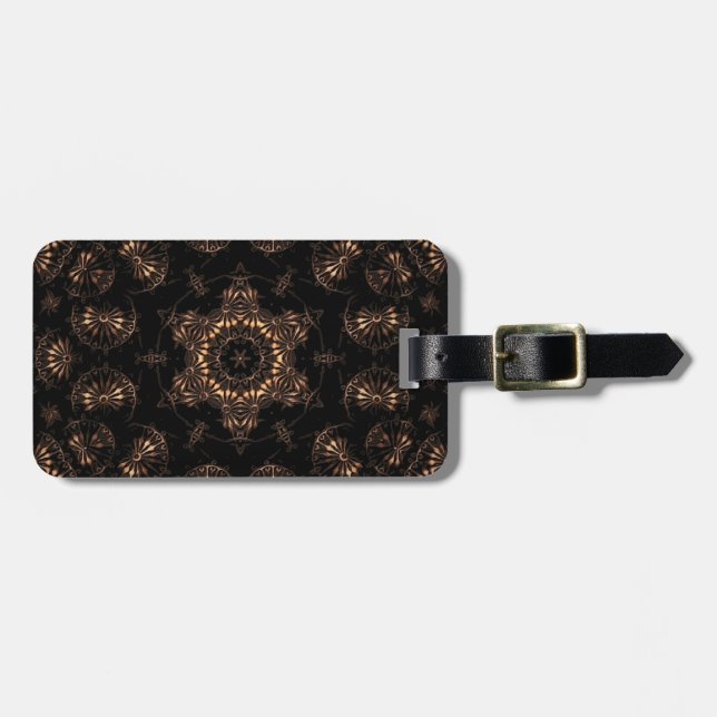Bronze Age Mandala  Luggage Tag (Front Horizontal)