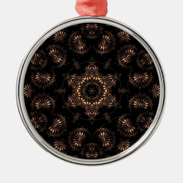 Bronze Age Mandala  Metal Tree Decoration (Front)