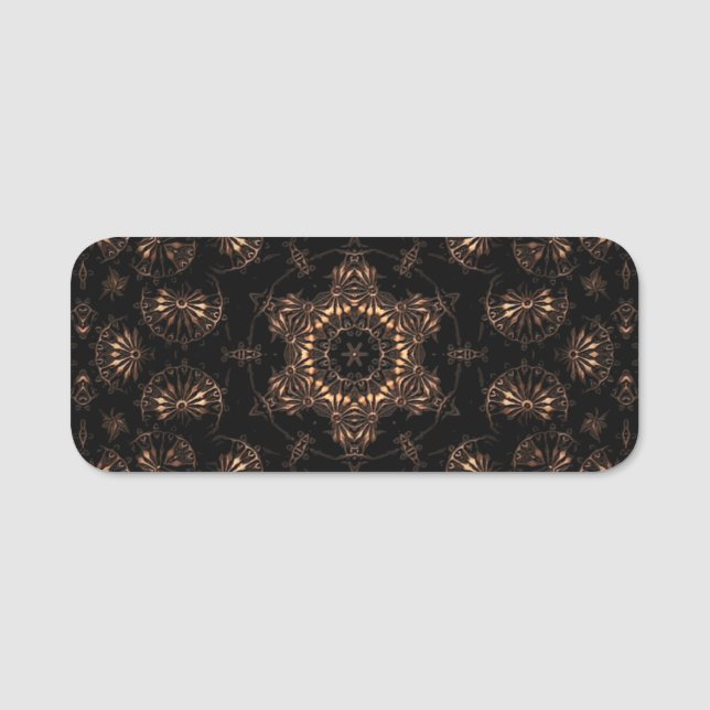 Bronze Age Mandala  Name Tag (Front)