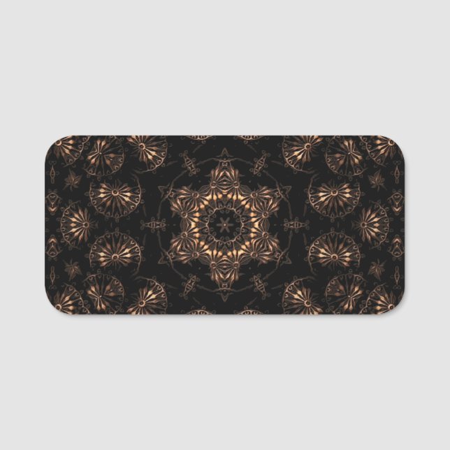 Bronze Age Mandala  Name Tag (Front)