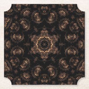 Bronze Age Mandala Paper Coaster