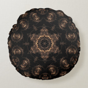 Bronze Age Mandala  Round Cushion