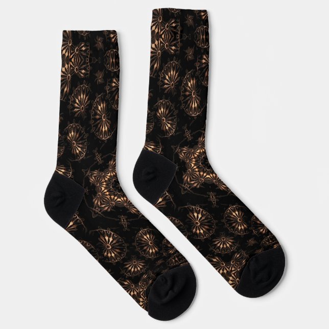 Bronze Age Mandala  Socks (Right)