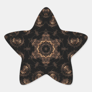 Bronze Age Mandala  Star Sticker
