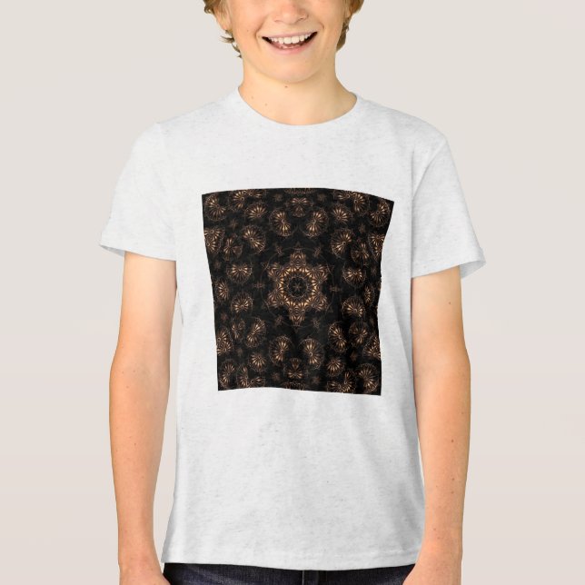 Bronze Age Mandala  Tri-Blend Shirt (Front)