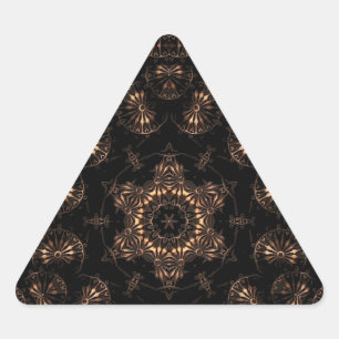 Bronze Age Mandala Triangle Sticker