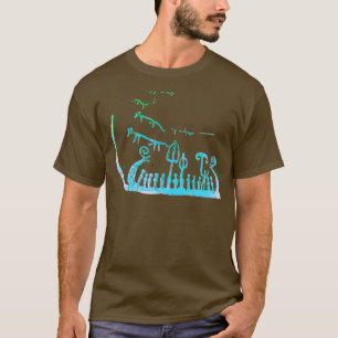 Bronze Age Scandinavian rock carvings T-Shirt