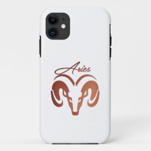 Bronze Aries the Ram Zodiac Case-Mate iPhone Case