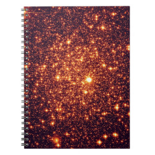 Bronze Astral Glitter Spiral Notebook