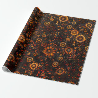 Bronze Autumn Wrapping Paper