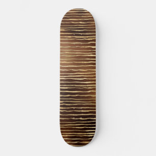Bronze Brown Spray Paint Golden Horizontal Skateboard
