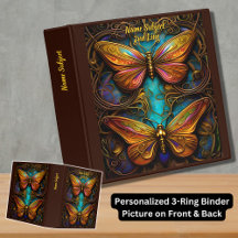 Bronze Butterflies on Aqua Blue