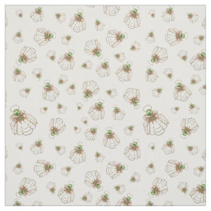 Bronze Christmas Angel of Hope Seamless Pattern Fabric