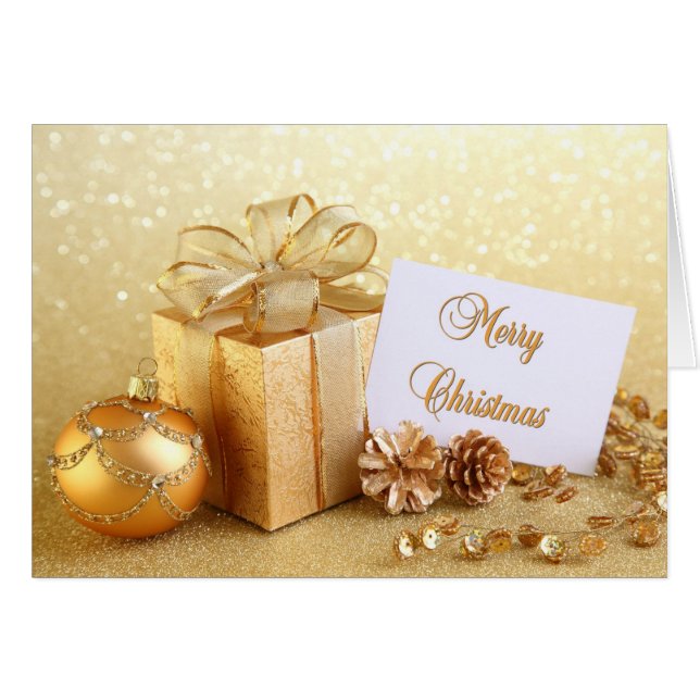 Bronze Christmas Present (Front Horizontal)