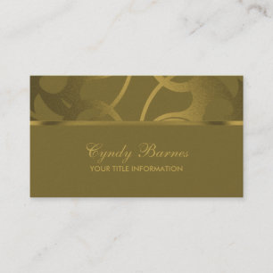 Bronze Contemporary Business Card