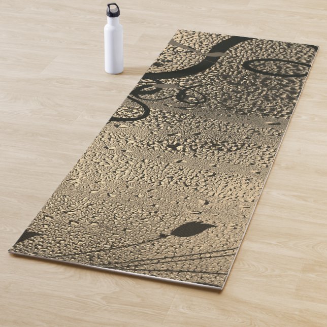 Bronze Dew Drops Yoga Mat (In Situ)
