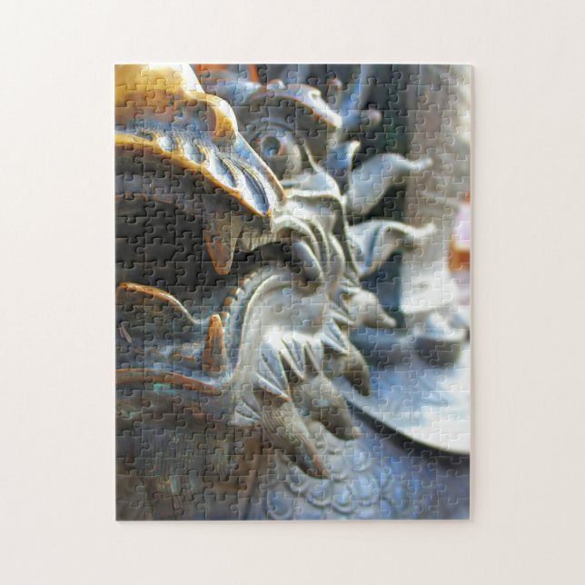 Bronze Dragon - Shanghai, China Puzzle (Vertical)