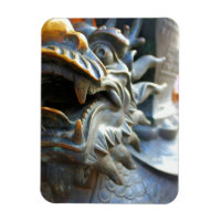 Bronze Dragon Statue - Shanghai, China Magnet