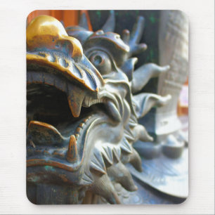 Bronze Dragon - Yu Market - Shanghai, China Mouse Pad