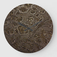 Bronze Floral Relief