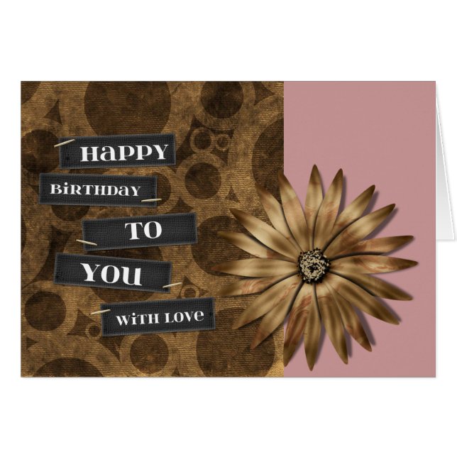 Bronze Flower (Front Horizontal)