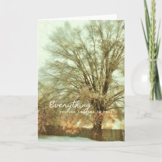 BRONZE GILDING Greeting Card (Front)