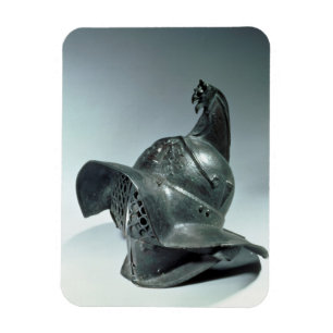 Bronze helmet of Thracian gladiator, Roman, 1st ce Magnet