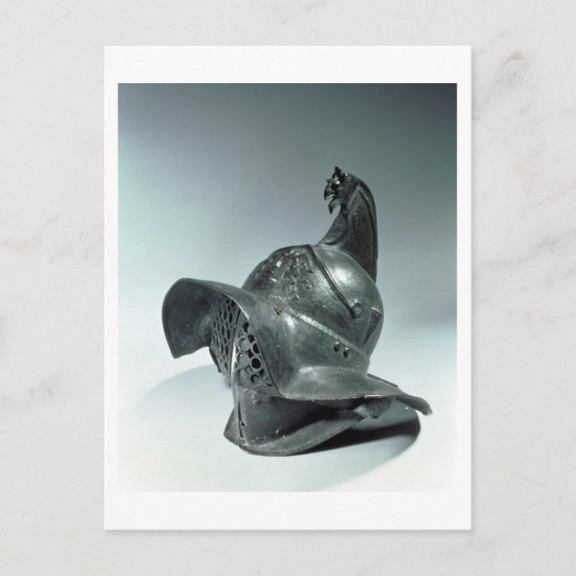 Bronze helmet of Thracian gladiator, Roman, 1st ce Postcard (Front)