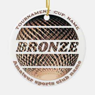 Bronze medal, 3rd place winner  ceramic tree decoration