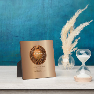Bronze Medal Beer Pong Tournament Championship Plaque