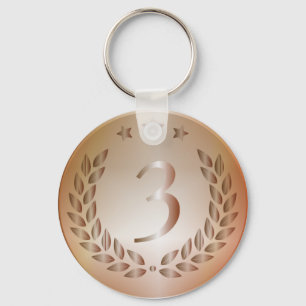 Bronze medal key ring