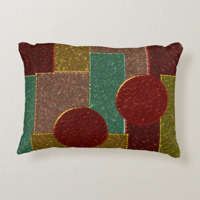 bronze metal texture decorative cushion (Back)