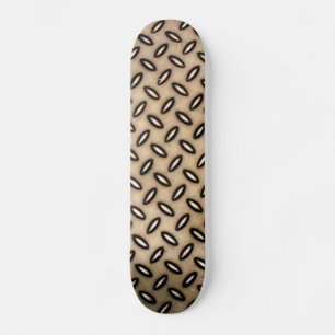 Bronze Metallic Patterned Skateboard