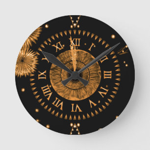 Bronze Midnight Clock