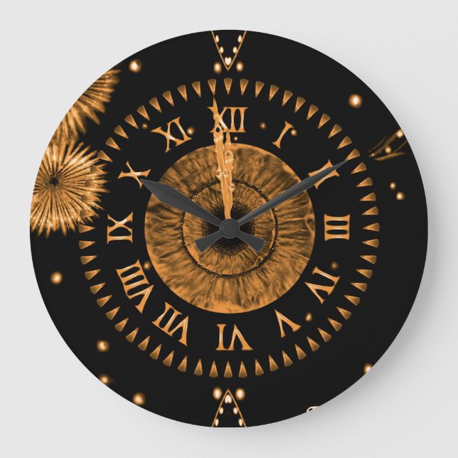 Bronze Midnight Clock  (Front)