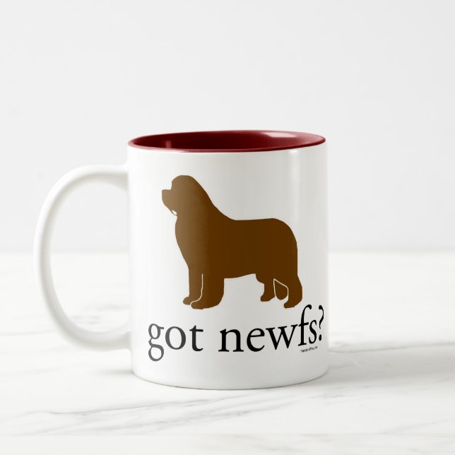 Bronze Newfoundland got newfs? Mug (Left)