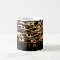Bronze Orange Cheetah Animal Print Exotic Print