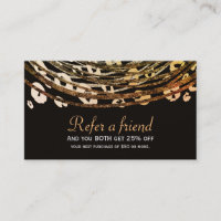 Bronze Orange Cheetah Exotic Refer a Friend Client
