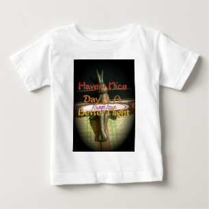 Bronze Rabbit Sculpture with Inspirational Quotes  Baby T-Shirt