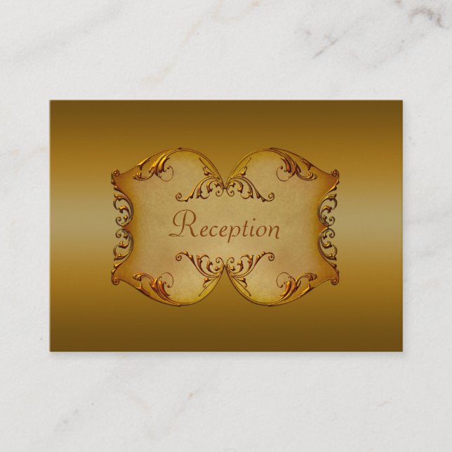 Bronze Scrolls Enclosure Card (Front)