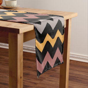 Bronze Silvered Gold Short Table Runner