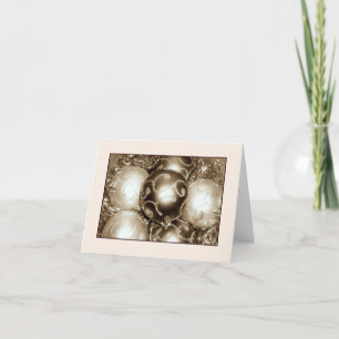 'Bronze Sparkle' Holiday Card - Beauty/Joy