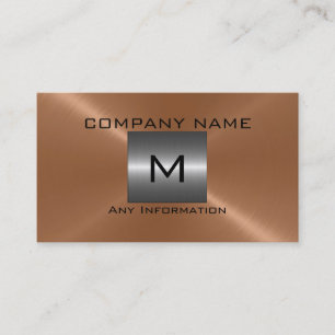 Bronze Stainless Steel Metal Business Card