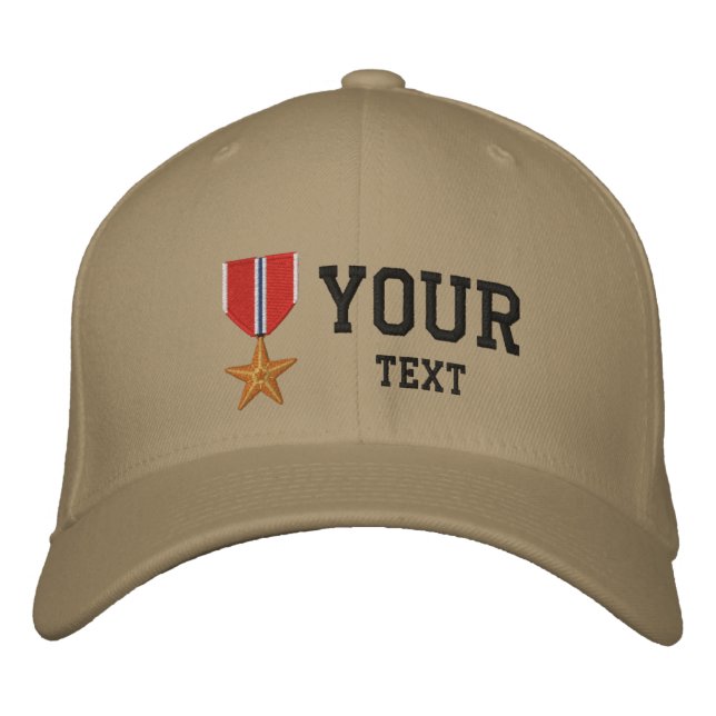 Bronze Star OEF Embroidered Hat (Front)