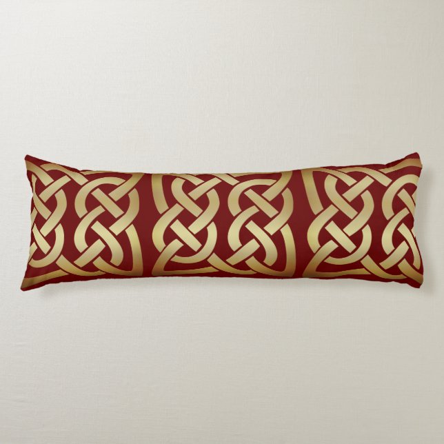 Bronze Tone Celtic Knot Body Cushion (Front)